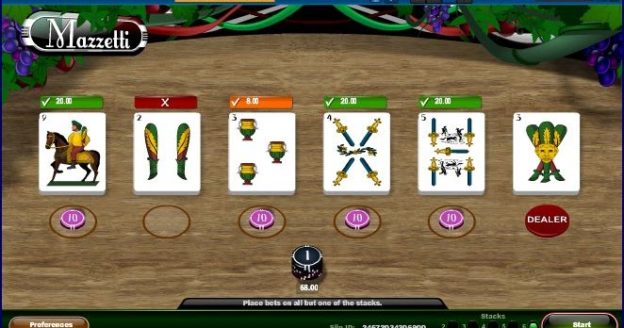 SBOBET Hi-Lo Mazzetti Online